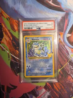 PSA 10 Celebrations Blastoise Holo Classic Collection #2 Pokemon 2021 WOW LOOK - Image 1