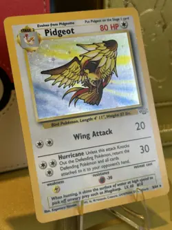 Pokemon TGC Pidgeot 8/64 Jungle 1999 Holo NM - Image 1