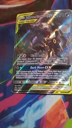 Pokemon Umbreon and Darkrai gx tag team black star promo - Image 2