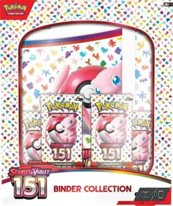 Pokemon TCG Scarlet & Violet - 151 Binder Collection - 4 Packs SEALED Damaged - Image 1