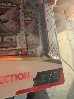 Pokemon TCG Scarlet & Violet - 151 Binder Collection - 4 Packs SEALED Damaged - Image 4