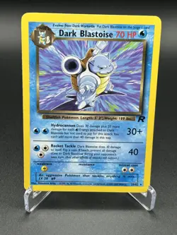 Pokemon TCG Team Rocket Dark Blastoise Non-Holo 20 LP - Image 1