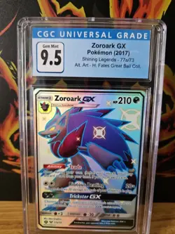 Pokemon TCG - Zoroark GX #077a/73 - HIdden Fates - Alternate Art Promo - Image 2