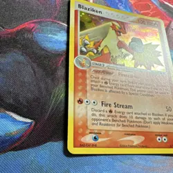 Pokemon Blaziken 3/109 EX Ruby & Sapphire Holo Rare Stage 2 100 HP 2004 - Image 2