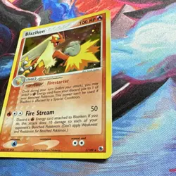 Pokemon Blaziken 3/109 EX Ruby & Sapphire Holo Rare Stage 2 100 HP 2004 - Image 3