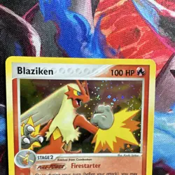 Pokemon Blaziken 3/109 EX Ruby & Sapphire Holo Rare Stage 2 100 HP 2004 - Image 4