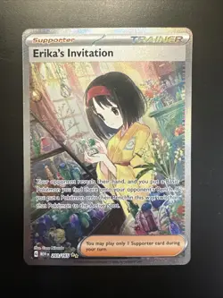 ✨ Pokemon TCG – Erika’s Invitation 203/165 Full Art (Scarlet & Violet: 151) ✨ - Image 1