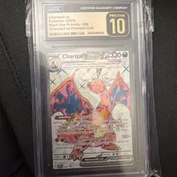 Pokemon TCG Charizard EX Paldean Fates Tin Black Star Promo CGC Pristine 10 - Image 1