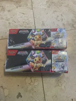 Pokemon Prismatic Evolutions Surprise Box/Booster Sam's Club Bundle (Lot Of 2) - Image 1