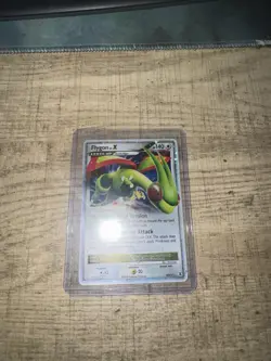 Holo Pokemon Flygon LV.X 105/111 Rising Rivals Ultra Rare Level Up 140 HP - Image 3