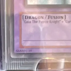 Konami Gaia the Dragon Champion LOB-125 Secret Rare Blue Eyes Unlimited - Image 5