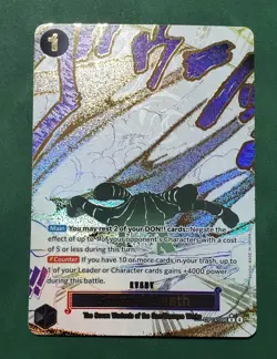 Ground Death (Alternate Art) OP14-096 The Azure Sea's Seven Foil One Piece - Image 1