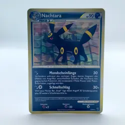 Pokemon TCG Karte - Nachtara Holo Deutsch 10/90 Unerschrocken Cracked Ice - Image 1