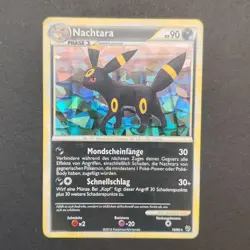 Pokemon TCG Karte - Nachtara Holo Deutsch 10/90 Unerschrocken Cracked Ice - Image 3