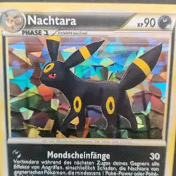 Pokemon TCG Karte - Nachtara Holo Deutsch 10/90 Unerschrocken Cracked Ice - Image 4