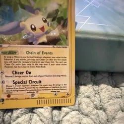 Pokemon TCG Minun Dragon Holo Rare Basic 50HP 7/97 2003 English Card Damaged - Image 3