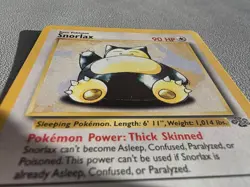 Snorlax 27/64 Jungle Set Non-Holo Rare Pokemon TCG Card NM / LP - Image 2