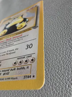 Snorlax 27/64 Jungle Set Non-Holo Rare Pokemon TCG Card NM / LP - Image 3