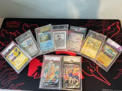 Mixed Graded Pokemon Card Lot – PSA / TAG / AGS / GetGraded / TG - Image 1