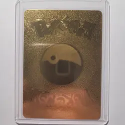 Charizard Gold Foil Fan Art Vinyl Textured Collector Display Card LV76 #6 - Image 2