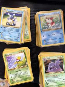 70 WOTC Vintage Pokemon Cards Lot Base/Jungle/Fossil + 1st Ed/Shadowless (DESCR) - Image 1