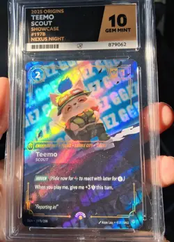 Teemo Scout GGEZ OGN 197b/298 Gem Mint Perfect 10 Riftbound TCG Promo Card - Image 1