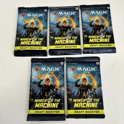 5 New WOTC Magic The Gathering March of the Machine Draft Pack Cards Lot 195166207087 - Image 4