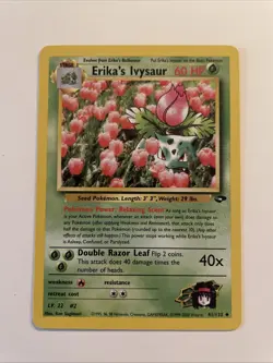 Pokemon TCG Erika's Ivysaur Gym Challenge Card 41/132 - Image 1