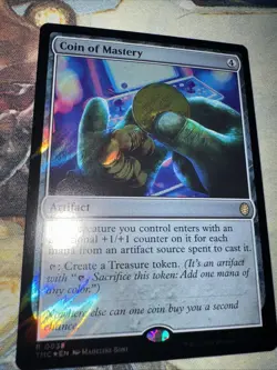 Coin Of Mastery Sure Foil TMNT Commander 0038 - Image 1
