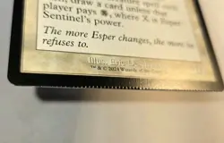 Misprint MTG Esper Sentinel - Retro Frame, NM, MH2 Minor Crimp - Image 3