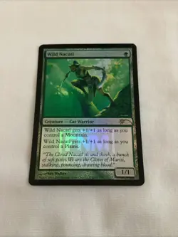 MTG / Wild Nacatl - Foil FNM Promo - 12/12 - 2010 - NM - Image 1