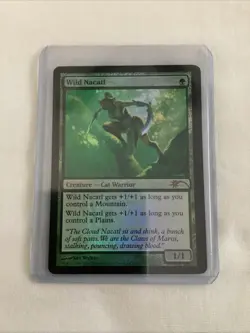 MTG / Wild Nacatl - Foil FNM Promo - 12/12 - 2010 - NM - Image 3