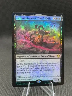 2026 MTG TEENAGE MUTANT NINJA TURTLES Savanti Romero Time's Exile FOIL #72 tmnt - Image 1