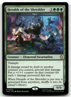 Heralds of the Shredder - Vigor #53 (NM) TMC Magic MTG - Image 1