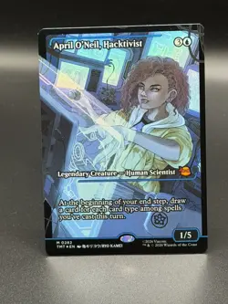 MTG: Teenage Mutant Ninja Turtles ~ April O'Neil Hacktivist (Showcase) FOIL - Image 1