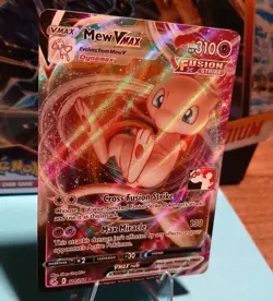 Mew VMAX 114/264 Prize Pack: Series Pokemon Play! Light Damage Condition - Image 3