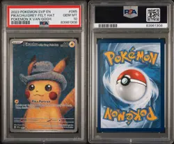 Pokemon TCG Pikachu with Grey Felt Hat PSA 10 SVP 085 Van Gogh Museum Promo Card - Image 3