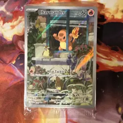 Pokemon Charmander SVP Black Star Promos Promo Full Art Holo Basic 044 60 HP 30 - Image 1