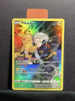 Pikachu Lost Origin TG05/TG30 Swsh11: Trainer Gallery Full Art Holo Rare Pokemon - Image 1