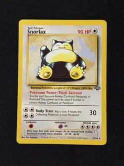Snorlax #27/64 - Pokemon TCG - Jungle - Rare - LP - Image 1