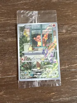 2023 Pokemon SVP EN 044 Charmander Obsidian Flames Black Star Promo Sealed - Image 1