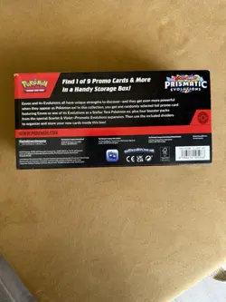Pokemon Scarlet & Violet Prismatic Evolutions Box Booster Packs Open Box - Image 2