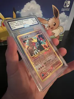 Pokemon 2000 Japanese Neo Promo 255 Entei Reverse Holo Graded AGS 9.5 Mint + - Image 4
