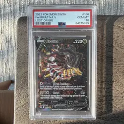 2022 POKEMON SWORD & SHIELD LOST ORIGIN #186 FULL ART/GIRATINA V PSA 10 - Image 3