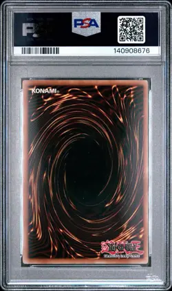 2007 Yu-Gi-Oh! Elemental HERO Bubbleman EHC1 Limited Edition Secret Rare PSA 9 - Image 2