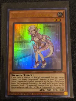 Yu-Gi-Oh! Nurse Dragonmaid LART-EN048 Ultra Rare Lost Art NM - Image 1