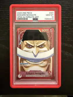 Edward.Newgate (001) (Alternate Art) OP02-001 Paramount War Foil - Image 1