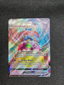 Pokemon Card Alcremie VMAX 023/073 Champions Path HOLO RARE - NM - Image 1