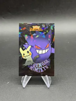 Gengar Mimikyu Cracked Ice Pokemon Halloween Database Card 105 Peru Us Seller - Image 1