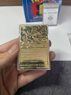23K Gold Plated CHARIZARD Trading Card 1999 Burger King | With Poke Ball - Image 3